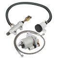 Rear Brake Caliper Master Cylinder Hose Line For Polaris 400 450 500 570 800 Etx Hawkeye 325 2011-2020