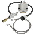 Rear Brake Caliper Master Cylinder Hose Line For Polaris 400 450 500 570 800 Etx Hawkeye 325 2011-2020