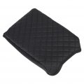 Ocpty Auto Armrest Center Console Lid Skin Cover For 2020 2021 2022 2023 Kia Telluride Protector Black