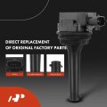 A-premium Set Of 5 Ignition Coil Pack And Iridium Spark Plugs Compatible With Volvo Xc70 Xc90 2003-2006 S60 2001-2005 S80