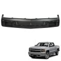Black Front Bumper Filler Panel With Deputy Decorate Plate For 2014 2015 Silverado 1500 Without Tow Hooks Hole Plastic 
