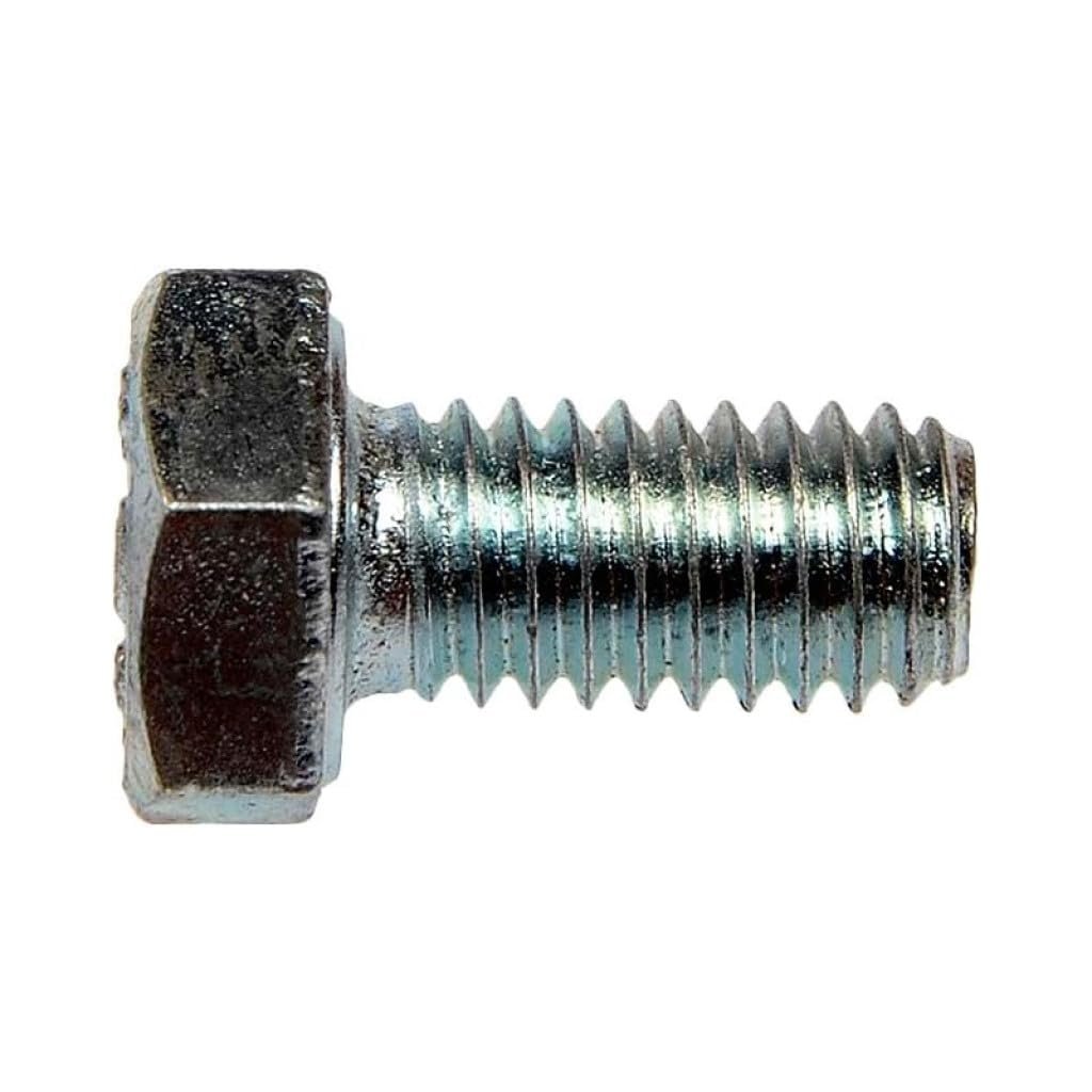 Cap Screws Steel Material Zinc Finish Silver Hex Head Drive Coarse Thread 3 Pieces Class 8 Callout Size