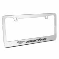 Ipick Image Compatible With Ford Mustang Mach-e Mirror Chrome Metal License Plate Frame
