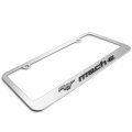 Ipick Image Compatible With Ford Mustang Mach-e Mirror Chrome Metal License Plate Frame