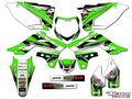 Team Racing Graphics Kit For Kawasaki 2013-2016 Kxf 250 Analog Complete 