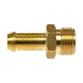 Fuel Hose Fitting Brass Barb And Thread 5 16 In Size 1 8 Mnpt Alx-pau-rb-785-412d-cl360a50 Fine Sae Type 