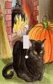 Halloween Black Cat Decorative Switchplate Cover 