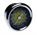 Vms Racing 0-7 Kg Cm2 Bar 0-100 Psi Liquid Filled Fuel Pressure Gauge With Adapters Kit In Real Black Carbon Fiber Center