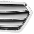 Su1200162 Factory Style Front Bumper Grill Grille Assembly With Chrome Moulding Compatible Subaru Legacy 2015-2017 Painted