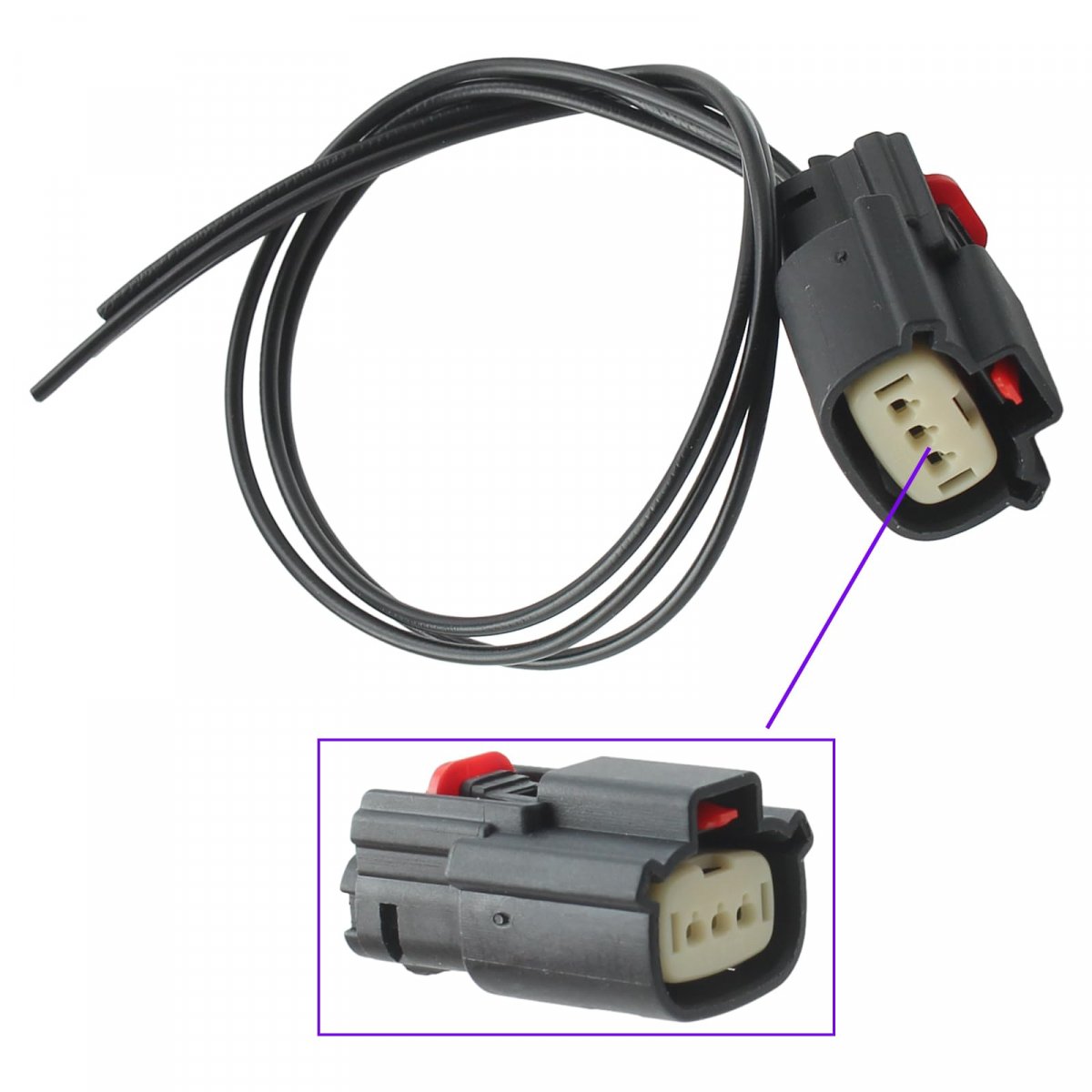 Carbhub 3 Way Ignition Coil And Sensor Connector Pigtail Fit Ford For Mazda Coils Electric Booster Heater Daytime Running
