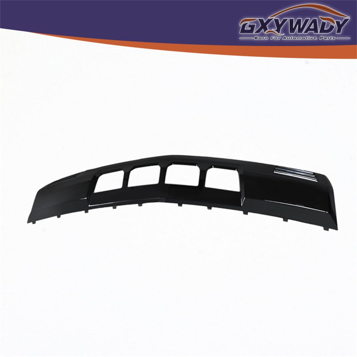 Gxywady Replacement For Silverado 1500 2022 2023 Front Bumper Lower Baffle Black W Exhaust Vent 84878993 84878992
