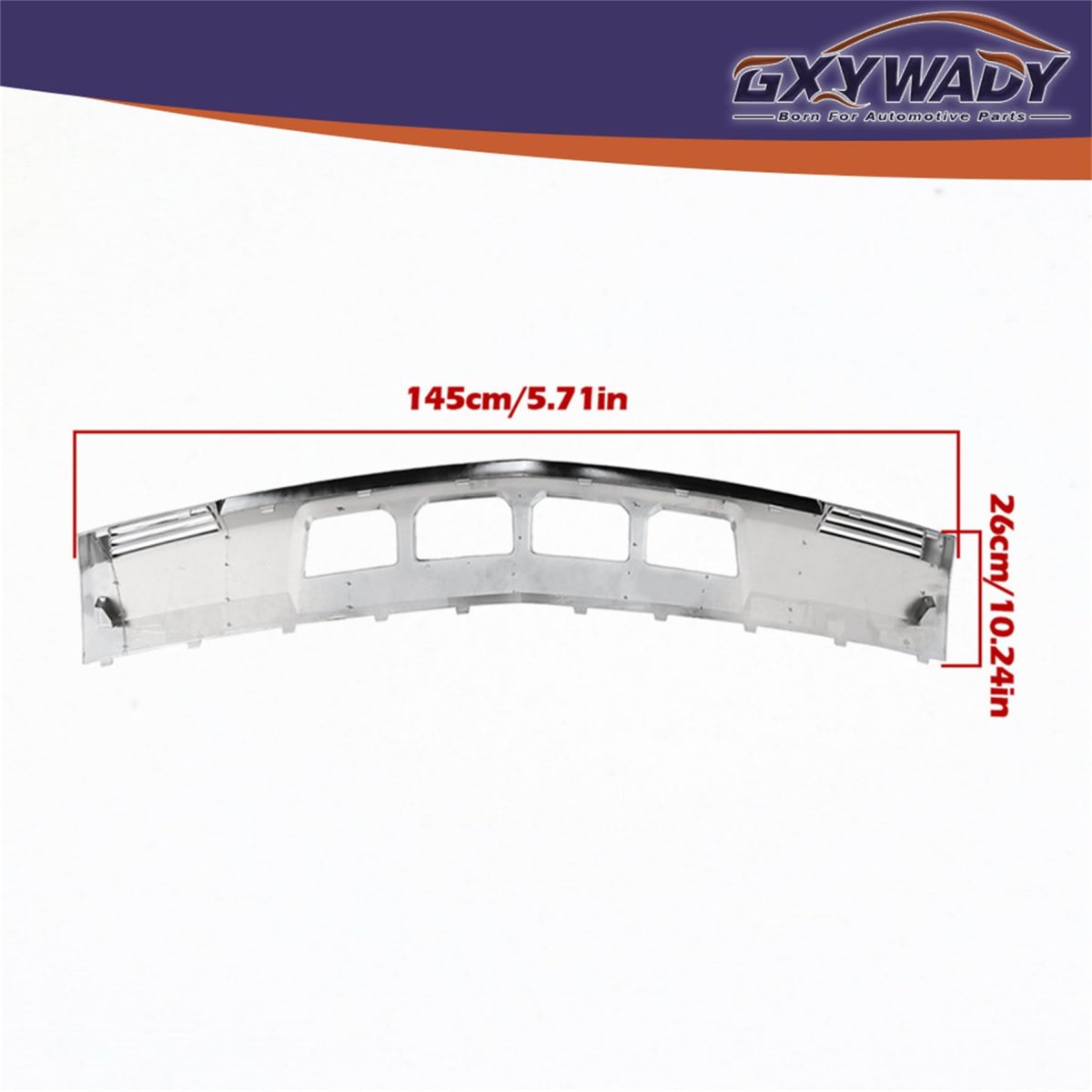 Gxywady Replacement For Silverado 1500 2022 2023 Front Bumper Lower Baffle Black W Exhaust Vent 84878993 84878992