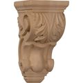 Ekena Millwork Corw03x04x07taal 3 1 2-inch W X 4-inch D 7-inch H Small Traditional Acanthus Corbel Alder 