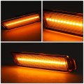 Auto Dynasty 4pcs Led Front Rear Bumper Corner Side Marker Light Lamps Compatible With Chevy Camaro 10-15 Clear