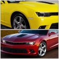 Auto Dynasty 4pcs Led Front Rear Bumper Corner Side Marker Light Lamps Compatible With Chevy Camaro 10-15 Clear