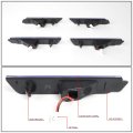 Auto Dynasty 4pcs Led Front Rear Bumper Corner Side Marker Light Lamps Compatible With Chevy Camaro 10-15 Clear