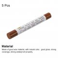 Uxcell Furniture Repair Crayons 5pcs Wood Wax Filler Stick Markers Touch Up For Scratches Holes Tables Desks Wooden Floors