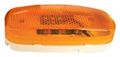 Peterson V180a Piranha Amber Led Oval Clearance Side Marker Light With Reflex 