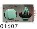 Autobahn88 Fender Molding Clip With Sealer Compatible Gm Oem 11569920 Pack Of 20