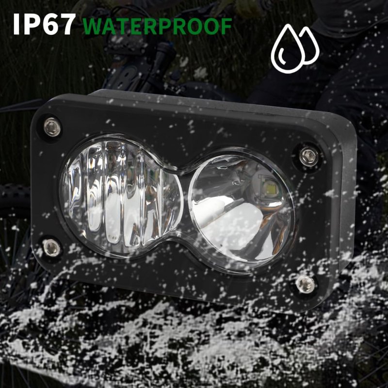 Floodlight Headlight Kit For Talaria Sting R Mx4 3 In Led Motorcycle Light Bar With Pc Lens And Waterproof Plug Black