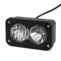 Floodlight Headlight Kit For Talaria Sting R Mx4 3 In Led Motorcycle Light Bar With Pc Lens And Waterproof Plug Black 