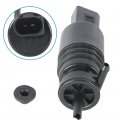 Wflnhb Windshield Washer Pump 68071576aa 68071576ab With Grommet Replacement For Ram 1500 2500 3500 4500 Black