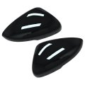 Pair Mirror Cover Caps For Honda Accord 1 5l 2 0l 2018 2019 2020 2021 2022 2023 2024 2025 Smooth Black Replaces 76251tvaa31zj 
