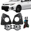 Pair Driving Fog Lamps Replacement For 2014-2016 Corolla Sport Lights Assembly Front Bumper 8148102480 8148202470 With Wiring 