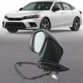 Autokay Right Side Mirror Blind Spot Heated Turn Signal For Honda Civic Sport 2022 23