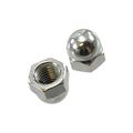 3 4 In 10 Nickel Plated Cap Nuts Pack Of 12 Steel Socket Head Nut 34ncndz 