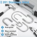 M10 Round U-bolts 4 Sets 63mm 28 Inner Width 102mm 4 Length 201 Stainless Steel U-clamp Bolt With Plates Nuts For Automobile