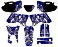 1998-2002 Wr 250 F Jester Blue Senge Graphics Complete Kit For Yamaha 