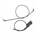 Boxi 2pcs Hood Release Cable Kit Compatible For Bmw 740i 2001 745i 745li 2002-2005 750i 750li 2006-2008 760i 2004-2006 760li 