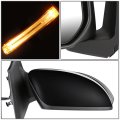 Mi1321148 Factory Style Passenger Right Side Mirror Manual Folding Power Adjust Turn Signal Compatible With Mitsubishi Lancer