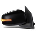 Mi1321148 Factory Style Passenger Right Side Mirror Manual Folding Power Adjust Turn Signal Compatible With Mitsubishi Lancer