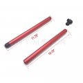 Httmt Hb-bar22- Compatible With Replacement Handle Bar Clip-on 7 8 Fork Tube 22mm Red 2pcs Aprilla Bimmer