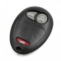 Uxcell Car Replacement Key Fob Shell Case L2c0007t For Hummer 3 2006-2010 Button Black