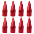 8 Pack Red Long Spiked Wheel Tires Valve Stem Caps Metal Thread Kit For 1997-2016 Honda Cr-v