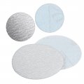 Uxcell 50 Pcs 3-inch Aluminum Oxide White Dry Hook And Loop Sanding Discs Flocking Sandpaper 180 Grits