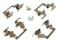 H15838a Professional Grade Disc Brake Caliper Hardware Kit Rear Silver Metal For Truck Van Suv 