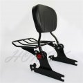 Backrest Sissy Bar W Luggage Rack For Softail Deluxe 2006-2017 Black B0778fdp57 