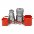 M22 Female Thread 1 2 Body Flat Face Hydraulic Quick Connect Coupler Set 