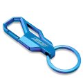 Chevrolet Camaro Ss Blue Carabiner-style Snap Hook Metal Key Chain Official Licensed 