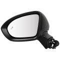 Left Side View Mirror For 2016-2019 Chevy Cruze Power Heated Blind Spot Detection 7pins Replaces Gm1320543