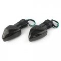 Cicitree 4pcs Black Lens Front Rear Side Turn Signal Light Connector Lamp Indicator Fit For Kawasaki Zx-6r Kle500 Kle650 Klr650