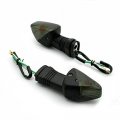 Cicitree 4pcs Black Lens Front Rear Side Turn Signal Light Connector Lamp Indicator Fit For Kawasaki Zx-6r Kle500 Kle650 Klr650