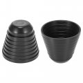 X Autohaux 2pcs 70mm 75mm 80mm 85mm 90mm 95mm 100mm Car Rubber Housing Seal Caps Headlight Dust Cover Waterproof Dustproof