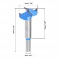 Uxcell Forstner Drill Bits 32mm Tungsten Carbide Wood Hole Saw Auger Opener Woodworking Hinge Drilling Boring Bit Cutter Blue