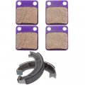 Ocpty Motorcycle Brake Pads Shoes Kit Fits 1999 For Yamaha Big Bear 350 2000 2001 2002 2003 2004 400 Kodiak