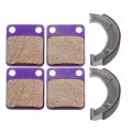 Ocpty Motorcycle Brake Pads Shoes Kit Fits 1999 For Yamaha Big Bear 350 2000 2001 2002 2003 2004 400 Kodiak